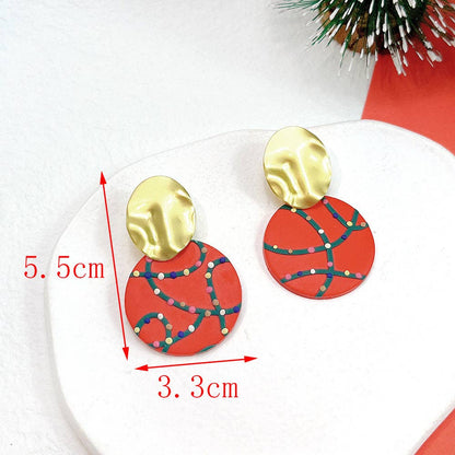 Christmas Jewelry Multi-style Polymer Clay Earrings