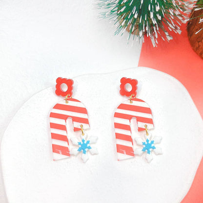 Christmas Jewelry Multi-style Polymer Clay Earrings