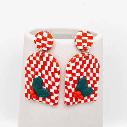 Christmas Jewelry Multi-style Polymer Clay Earrings